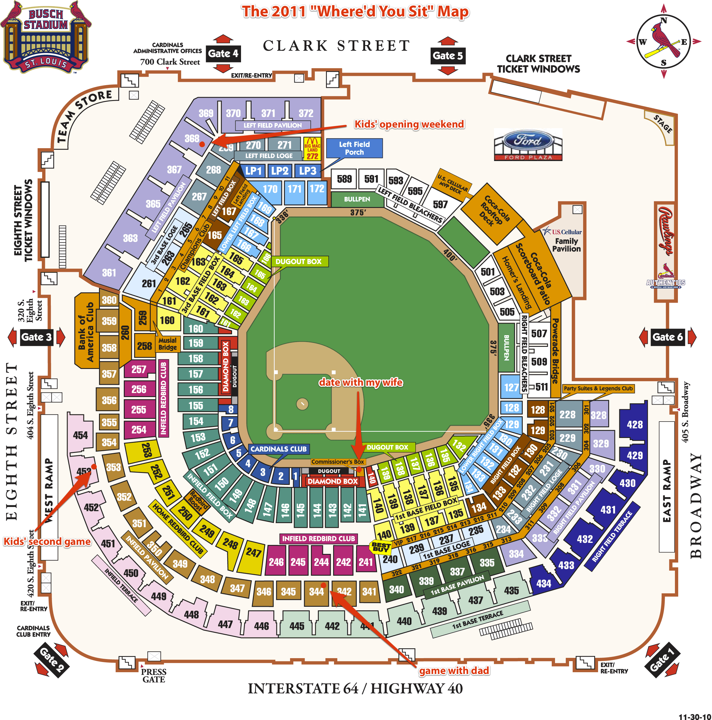 St Louis Cardinals Tickets Seating Chart